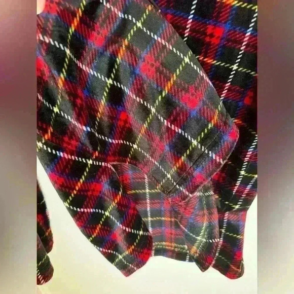 Russ a Liz Claiborne Company plaid velvet button up lightweight coat size M - Picture 8 of 12
